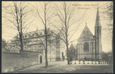 17571 Gezicht op het klooster Arca Pacis (Engweg 44) te Driebergen, met rechts de kapel.N.B. Het klooster Arca Pacis is ...